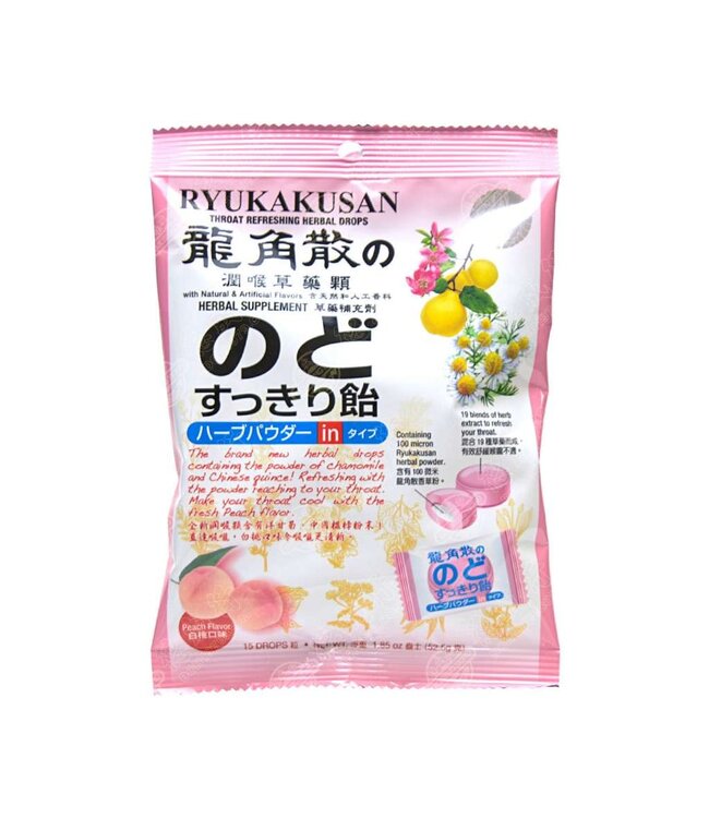 Ryukakusan Herbal Drop With Power -White Peach