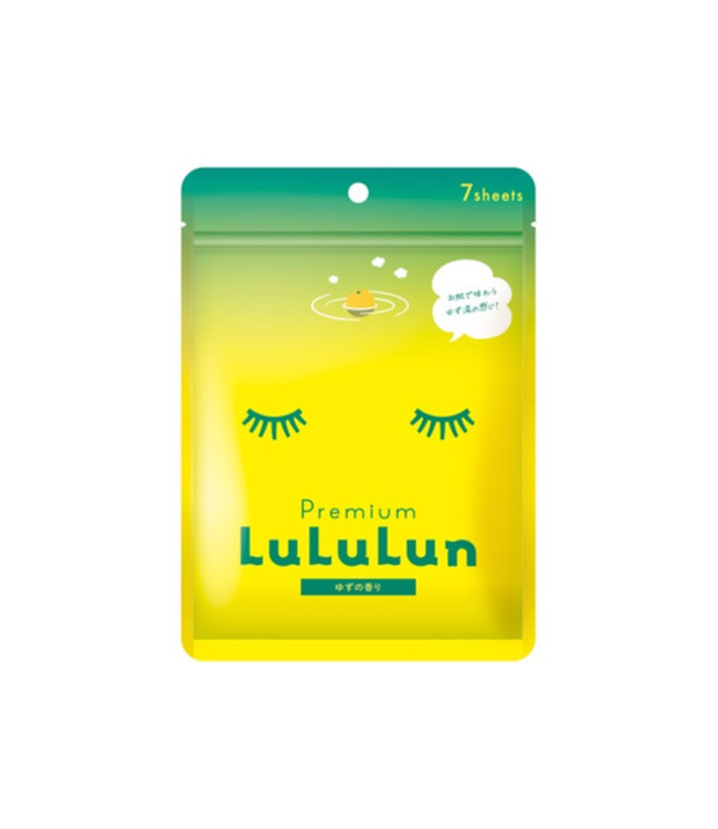 Lululun Premium Face Mask Yuzu 7 Sheets (Limited)