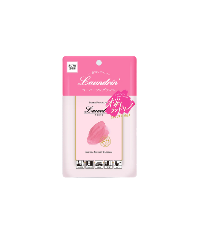 Laundrin' Paper Fragrance Sakura Cherry Blossom 2024 Limited