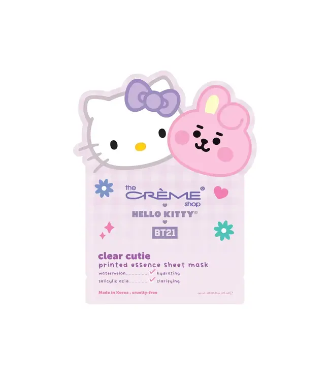 TCS Sanrio Hello Kitty X BT21 Dream Team Printed Essence Sheet Mask Cooky