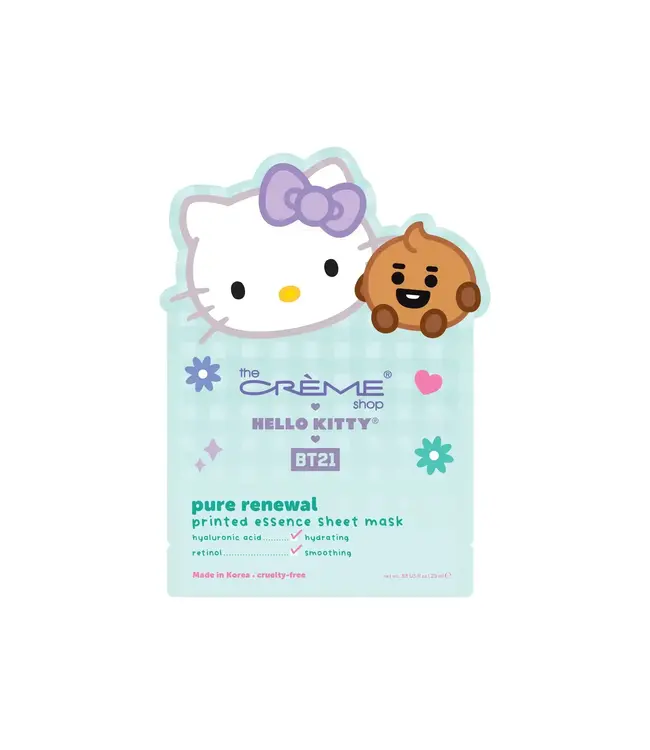 TCS Sanrio Hello Kitty X BT21 Dream Team Printed Essence Sheet Mask Shooky