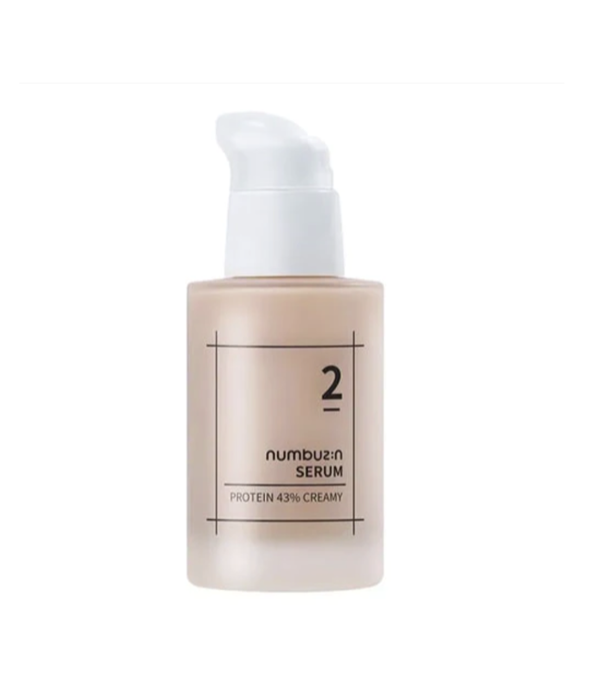 Numbuzin No.2 Protein 43% Creamy Serum 50ml (Ceramide, Panthenol, Tighten Loose Skin)