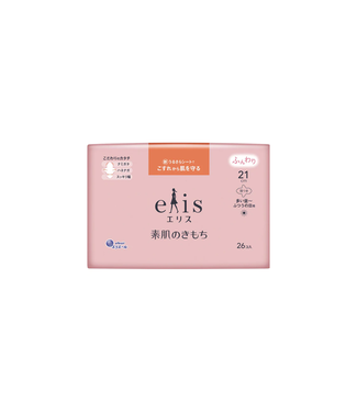 Elleair Elleair Elis Suhadano Kimochi Sanitary Napkin Heavy Daytime W/Wing 21cm/26pcs