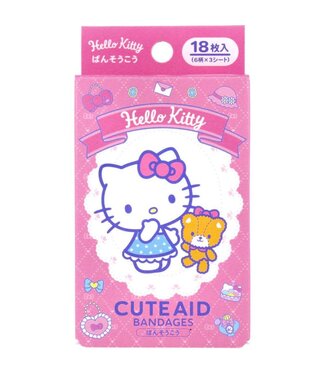 Santan Sanrio Bandage Santan Sanrio Hello Kitty Cute Aid Bandages 18pcs