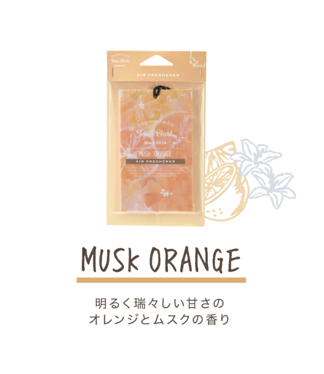 John's Blend Paper Air Freshener (Musk Orange) Limited