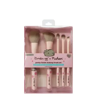 The Cream Shop TCS Pusheen Makeup Brushes Sweet Strawberry 5pcs (Limited)