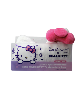 The Cream Shop TCS Sanrio Hello Kitty Purple plus Headband with Signature Bow (Perfect Pink)