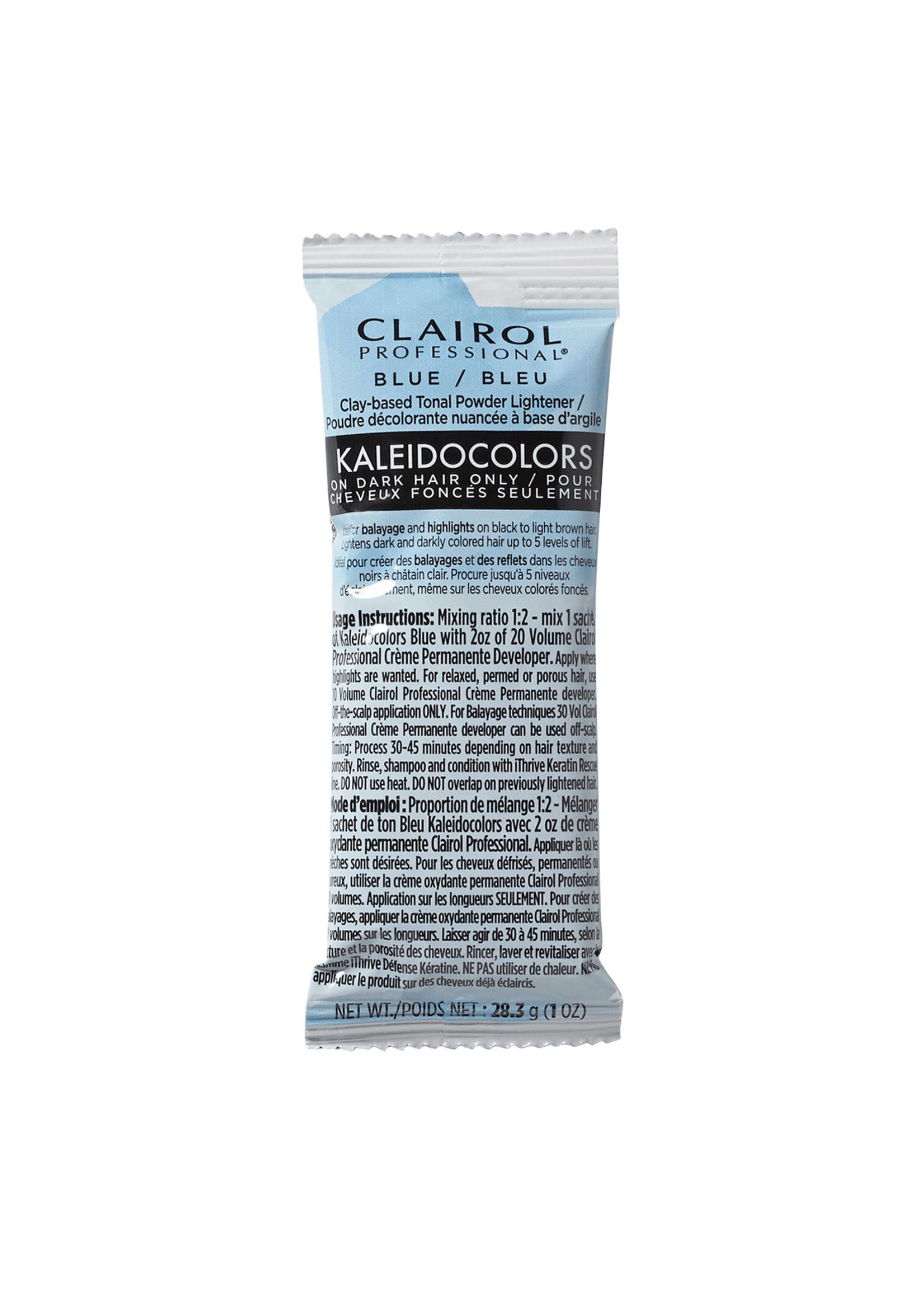 Clairol Kaleidocolors Blue Powder Lightener PACKET 1OZ