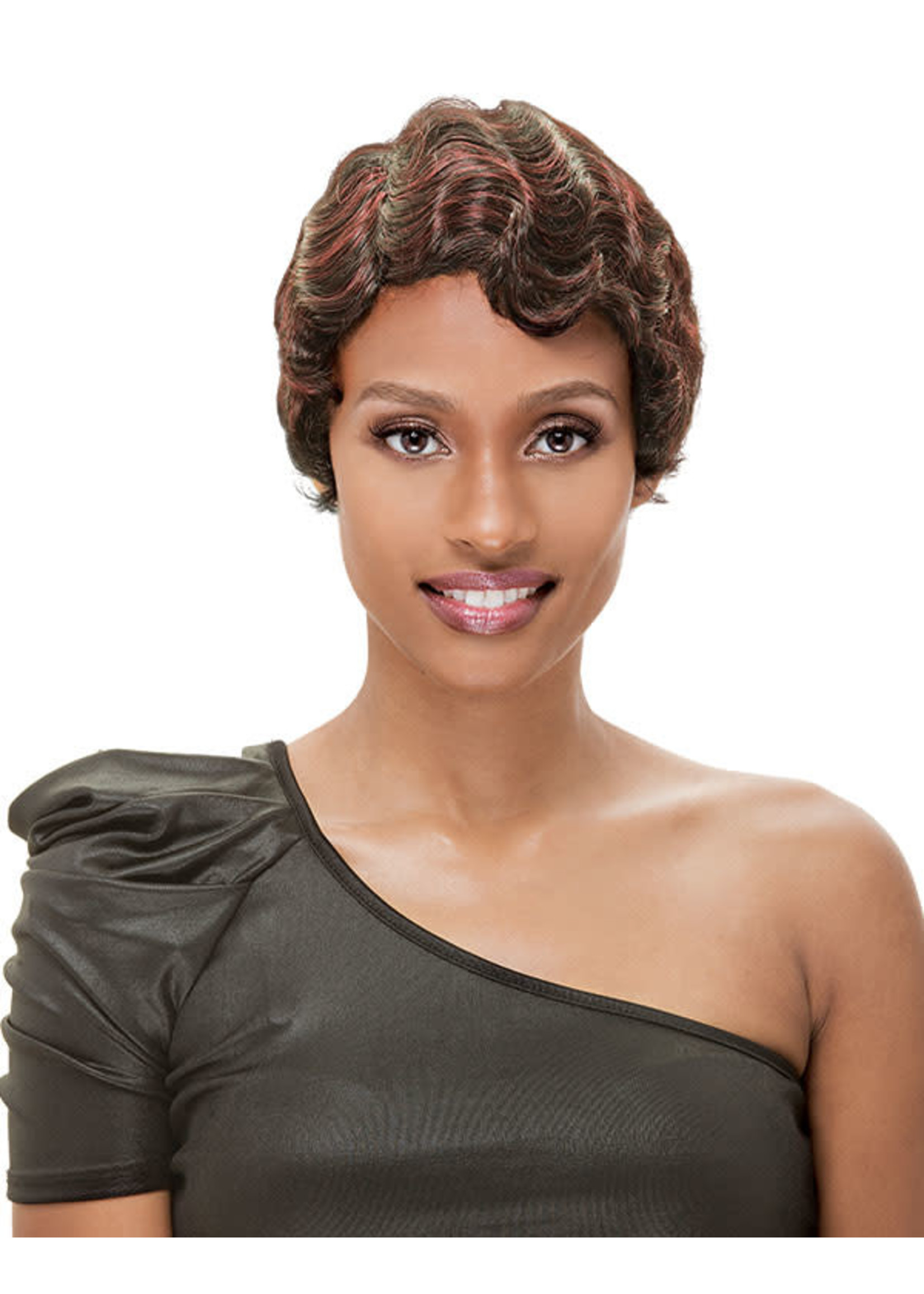 Janet Collection Janet (Premium Synthetic Fiber Kanekalon Flame Retardant) Wigs Mommy