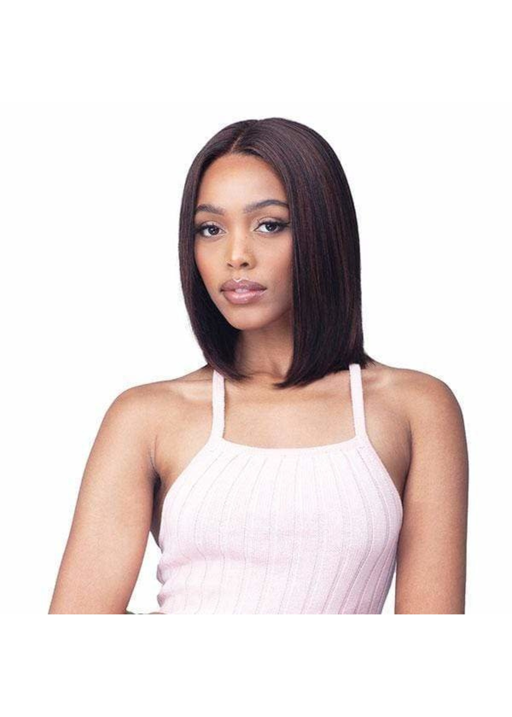 Bobbi Boss Boss LACE 5" LACE PART 100% Human Hair Wig MHLF587 STRAIGHT 12