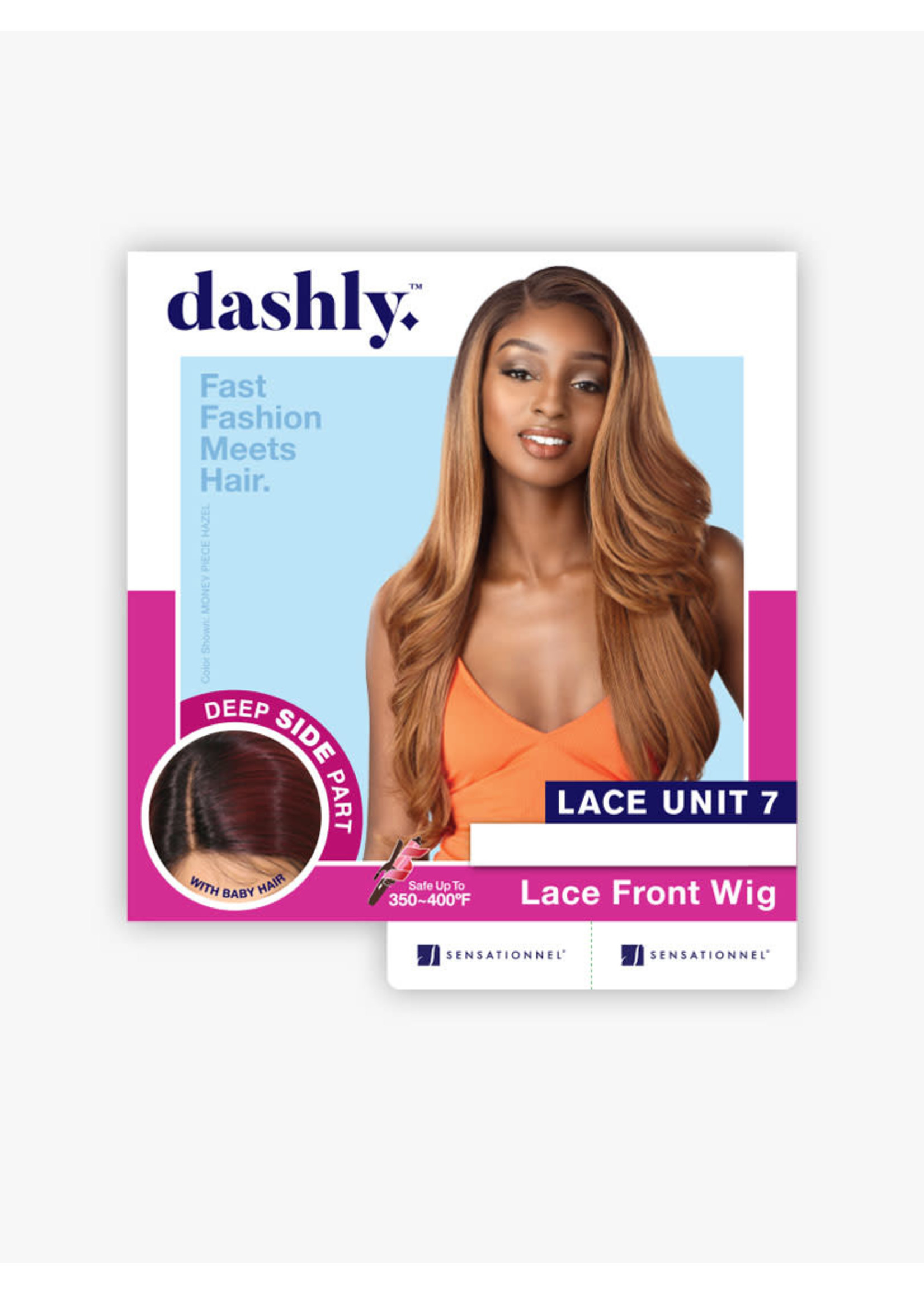 Dashly Lace Front Wig - HD Lace -  Deep Side Part Unit 7