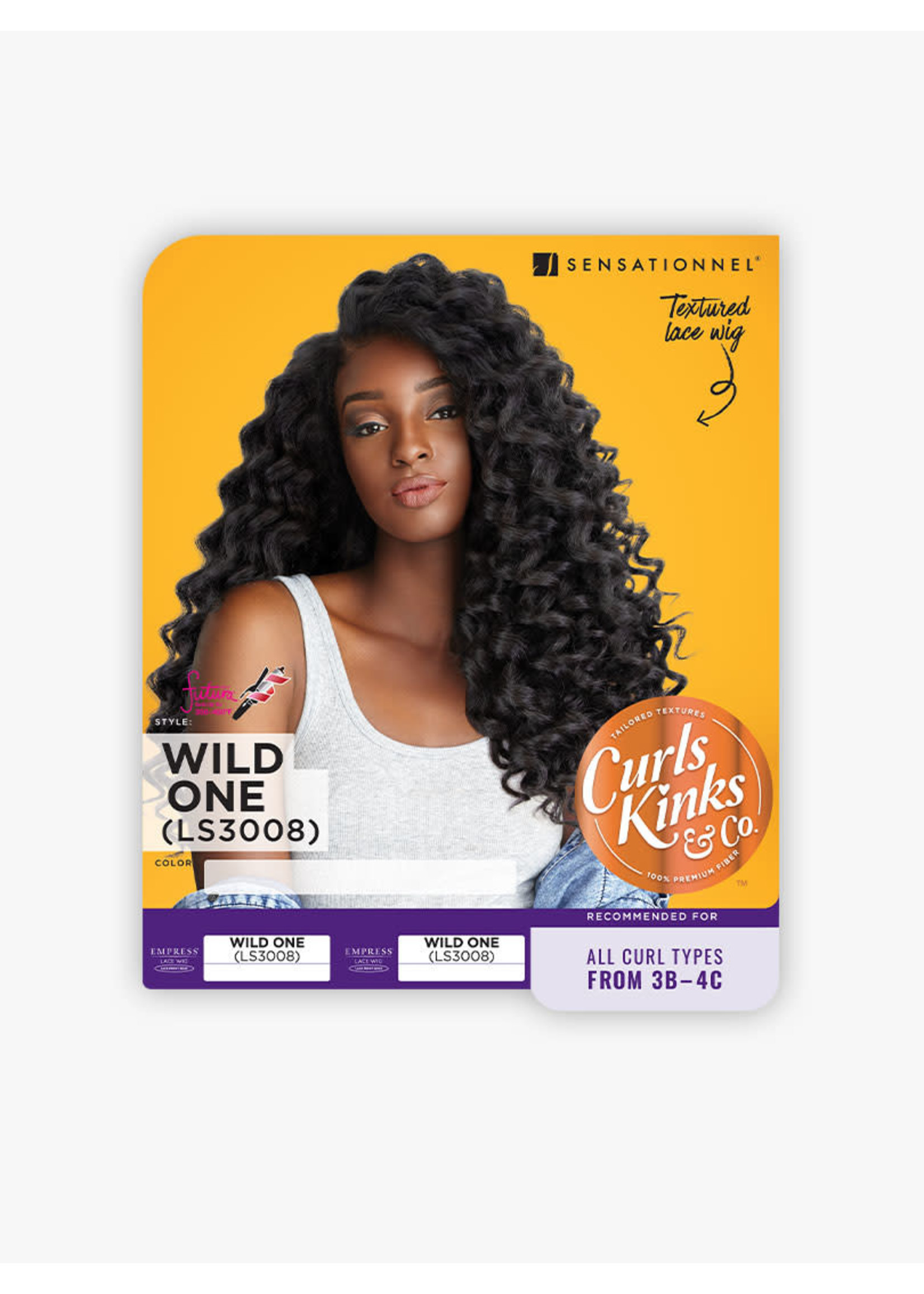 Sensationnel Curls Kinks & Co 100% Premium Fiber Wild One (LS3008) 4