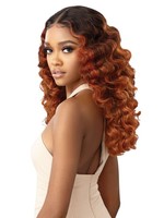 Outre melted Hairline lace Front Wig Fabiola DR2/Ginger Brown