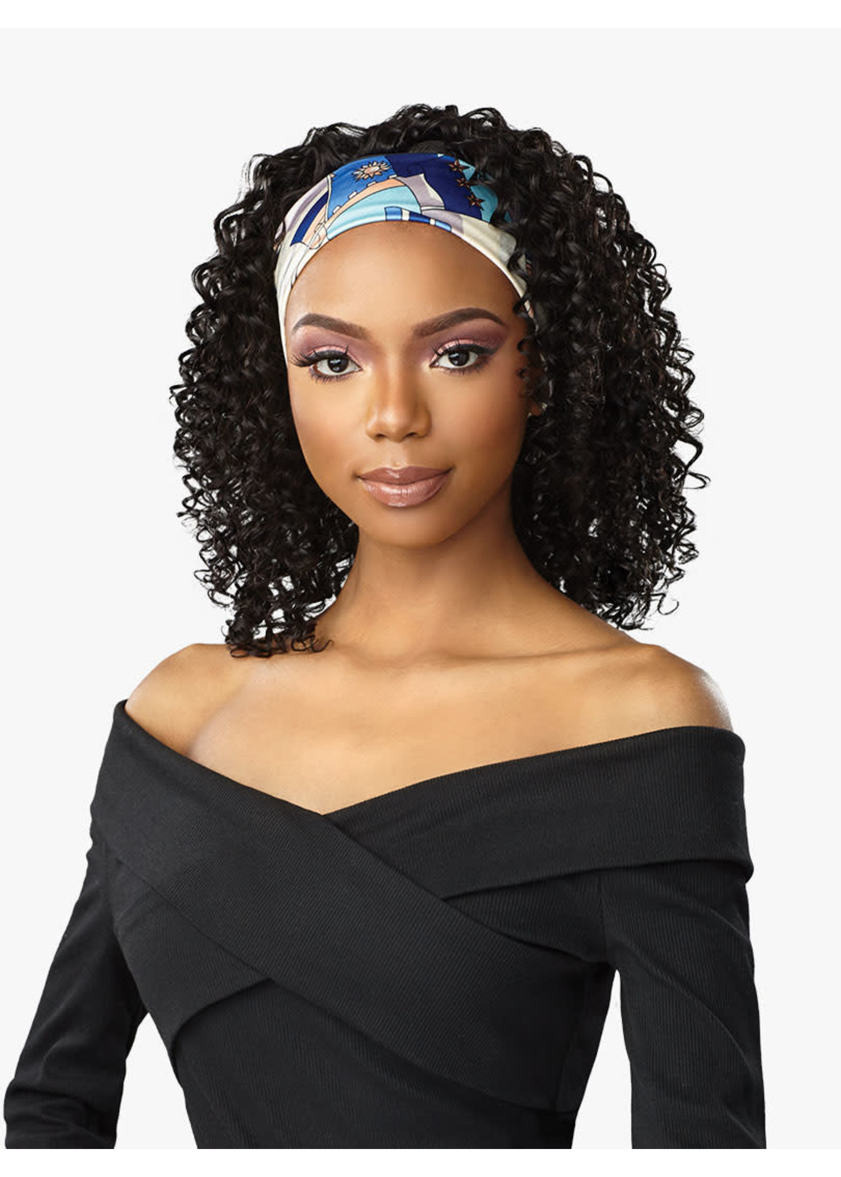 Sensationnel Human Hair 10A Headband wig Bohemian 14"