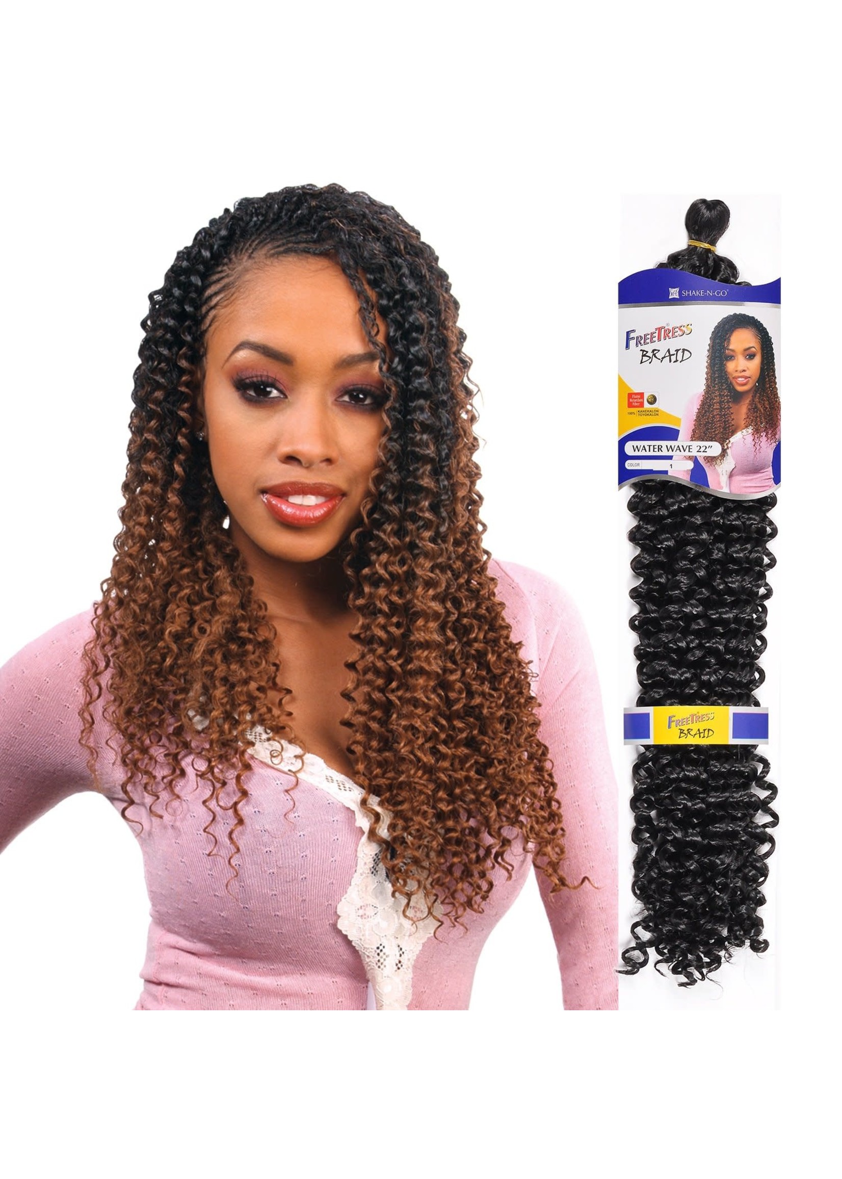 Freetress Braid Water wave Bulk 22" 4