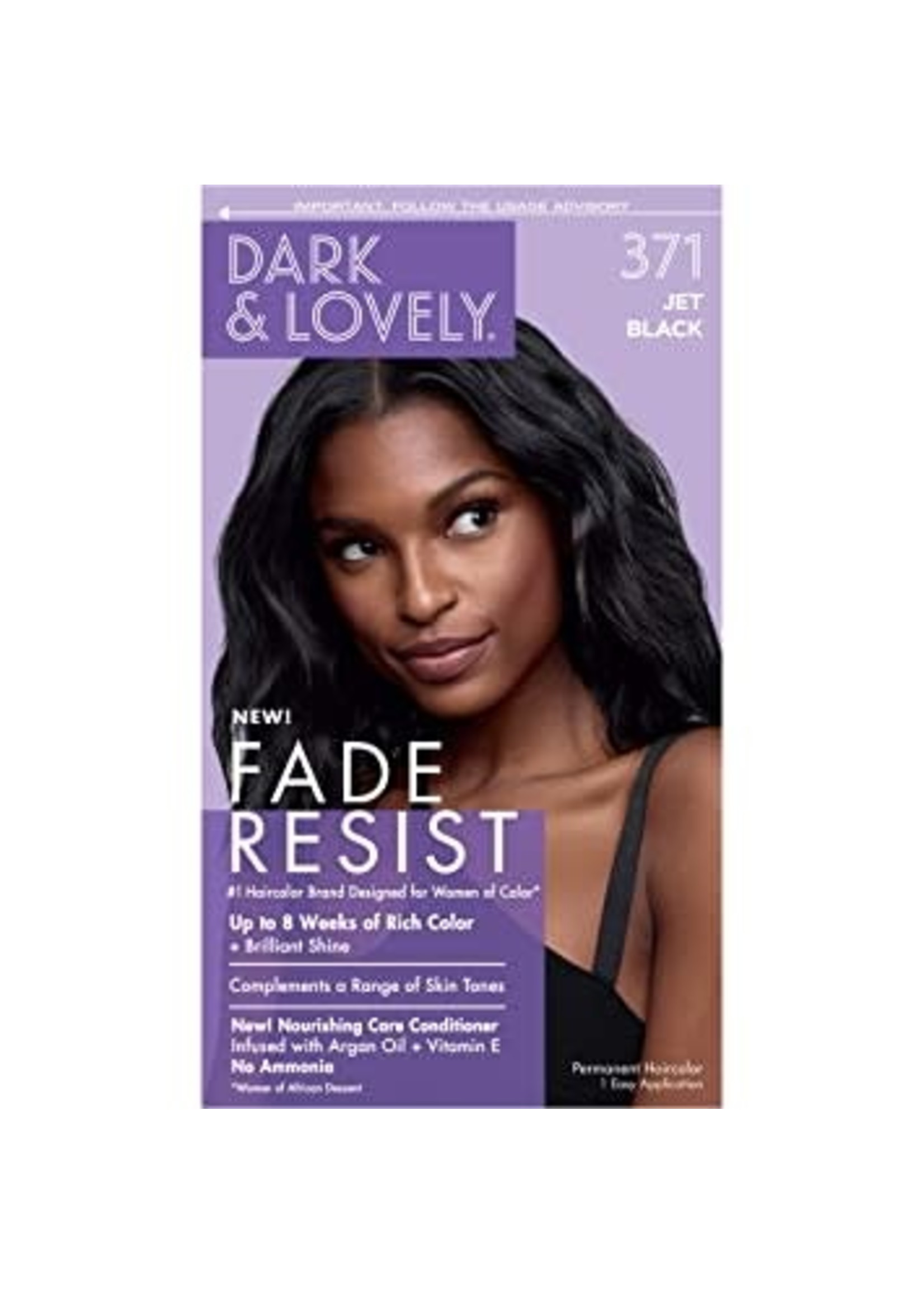 Dark and Lovely Jet Black #371