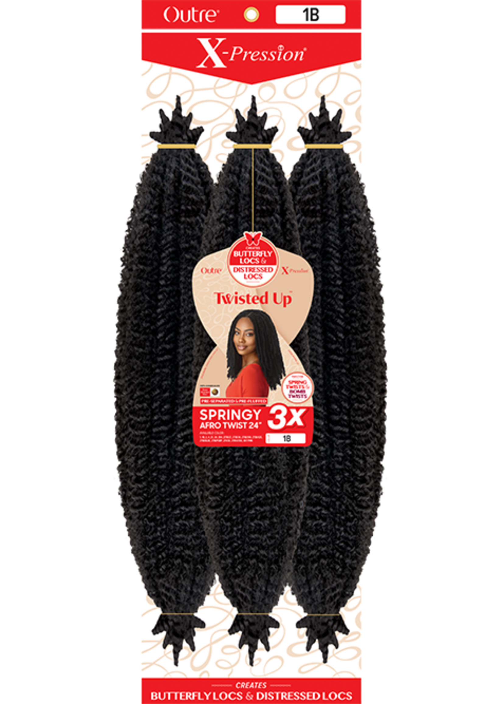 Outre Xpression Springy Afro Twist 1b 24"