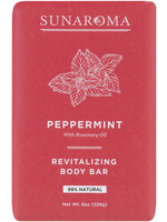 Sunaroma Peppermint Soap-Rosemary 8 oz