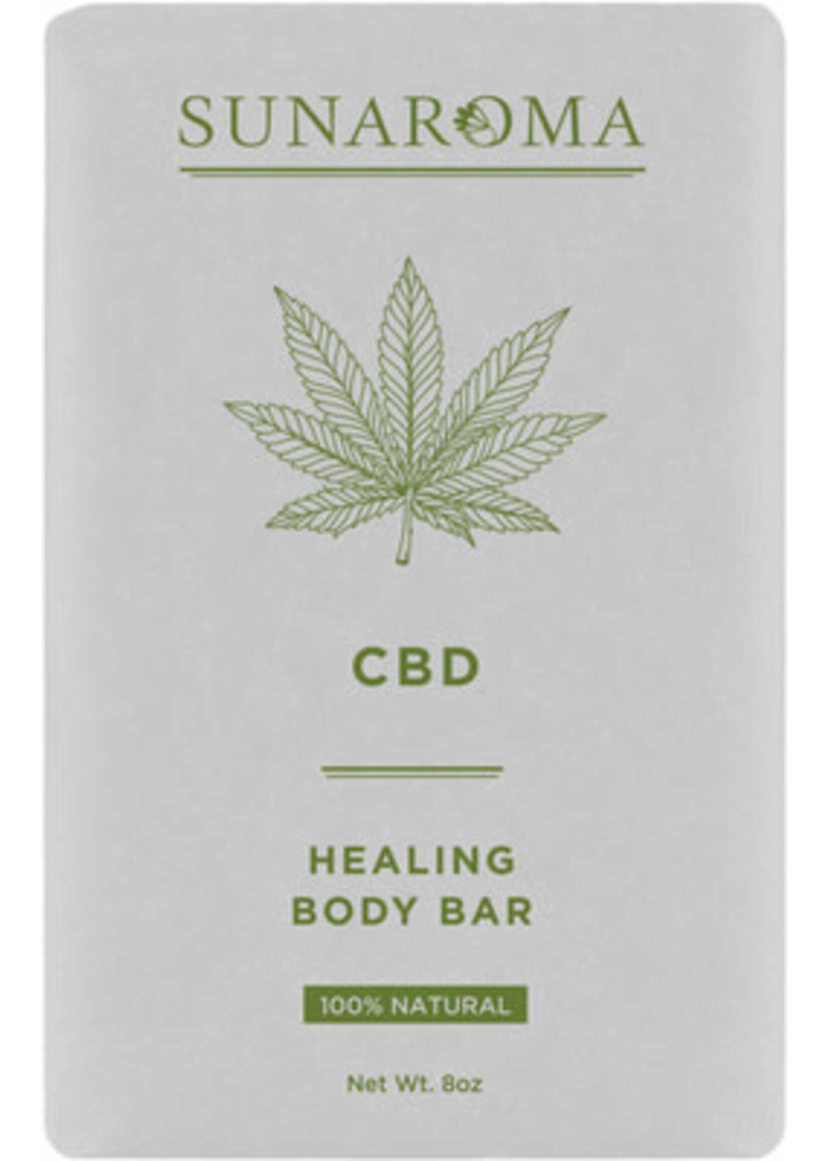 Sunaroma CBD Healing Body Bar soap 8oz