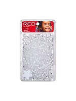 Red Large Clear Beads 240pcs HA13