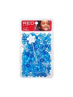 Red Large  Blue/ Blue Clear Beads 240pcs HA14