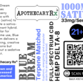 Apothecary Rx Apothecary Rx Delta 8 CBD Blue Dream Elixir Sativa 1000mg 30ml