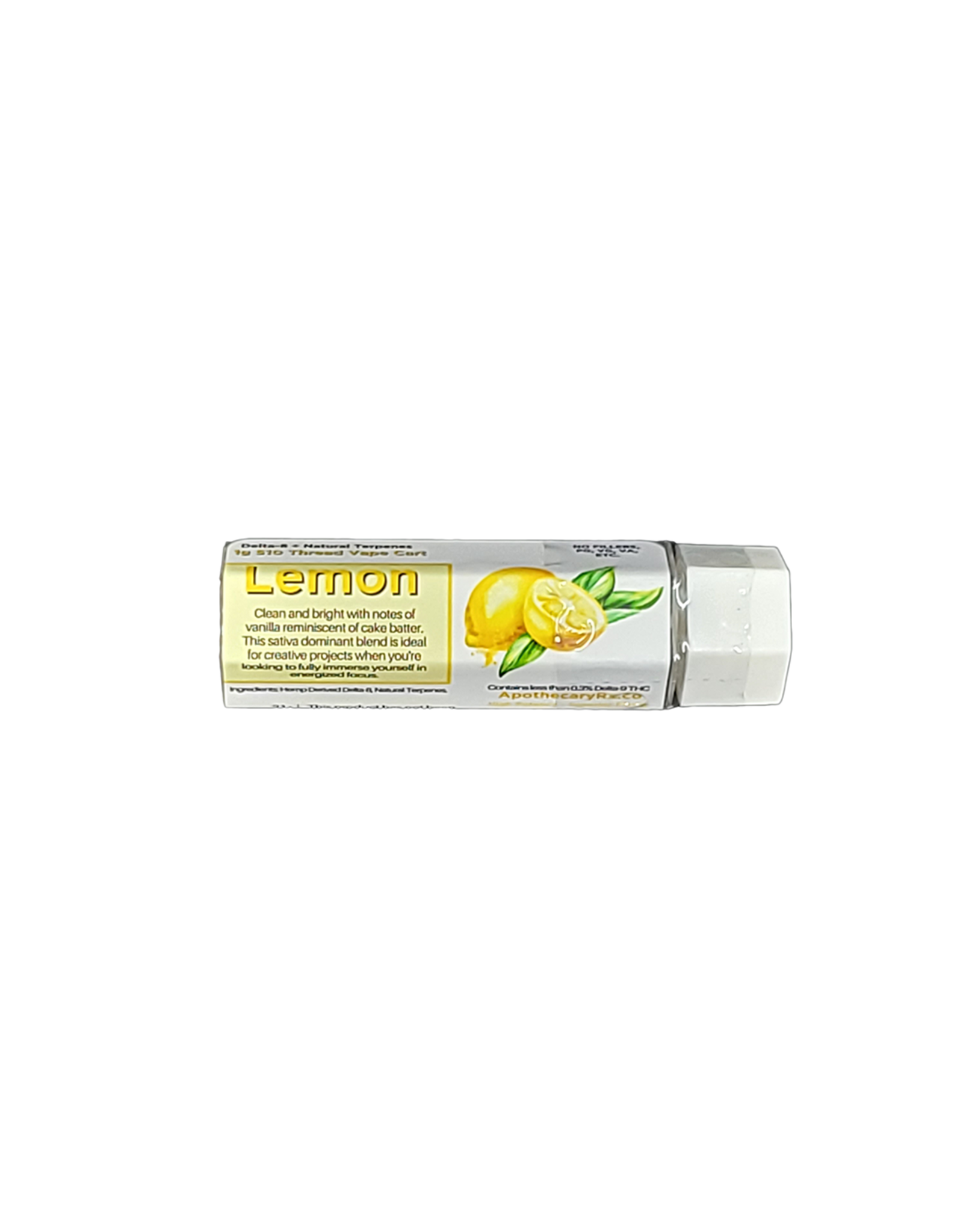 Apothecary Rx Apothecary Rx Delta 8 Uplifting Lemon Cartridge 1gr