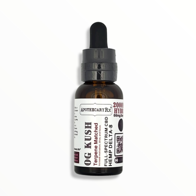 Apothecary Rx Apothecary Rx Delta 8 CBD OG Kush Elixir Hybrid 2000mg 30ml