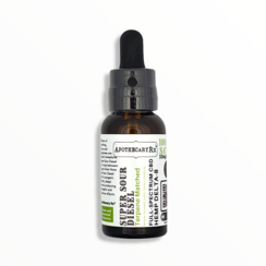 Apothecary Rx Delta 8 CBD Super Sour Diesel Elixir Sativa 1000mg 30ml