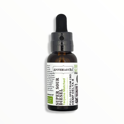 Apothecary Rx Apothecary Rx Delta 8 CBD Super Sour Diesel Elixir Sativa 1000mg 30ml