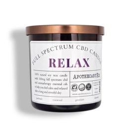 Apothecary Rx Apothecary Rx Full Spectrum CBD Aromatherapy Candle RELAX 100mg 8oz
