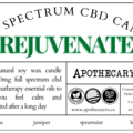 Apothecary Rx Apothecary Rx Full Spectrum CBD Aromatherapy Candle REJUVENATE 100mg 8oz