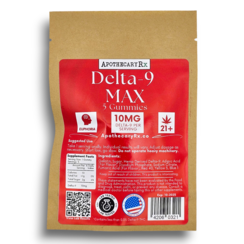 Apothecary Rx Delta-9 Vegan Gummies 10mg 5ct