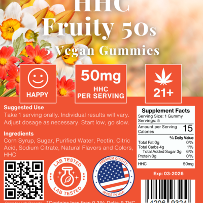 Apothecary Rx Apothecary Rx 50mg HHC Vegan Gummies 5ct