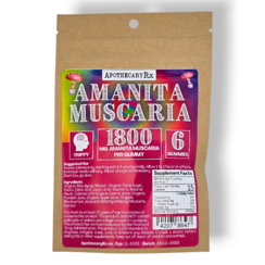 Apothecary Rx Amanita Muscaria Magic Mushroom Gummies 1800mg 6ct