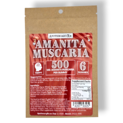 Apothecary Rx Amanita Muscaria Magic Mushroom Gummies 500mg 6ct