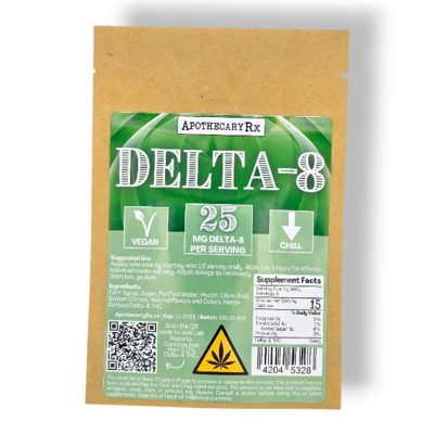 Apothecary Rx Apothecary Rx 25mg Delta 8 Vegan Gummies 5ct