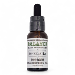 Apothecary Rx 1000mg BALANCE Elixir for Immunity with Full Spectrum CBD 30ml