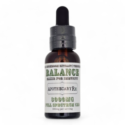 Apothecary Rx 3000mg BALANCE Elixir for Immunity with Full Spectrum CBD 30ml
