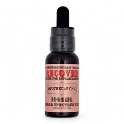 Apothecary Rx 1000mg RECOVER Elixir for Inflammation with Broad Spectrum CBD 30ml