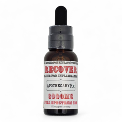 Apothecary Rx 3000mg RECOVER Elixir for Inflammation with Full Spectrum CBD 30ml