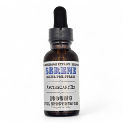 Apothecary Rx 1000mg SERENE Elixir for Stress with Full Spectrum CBD 30ml