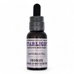 Apothecary Rx 1000mg STARLIGHT Elixir for Sleep with Broad Spectrum CBD 30ml