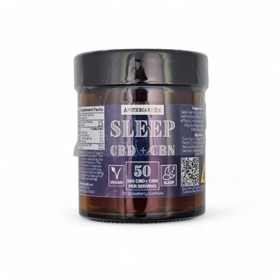 Apothecary Rx Apothecary Rx 50mg CBD CBN 1:1 Vegan Sleep Gummies 30ct