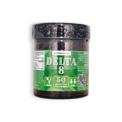 Apothecary Rx Apothecary Rx 50mg Delta 8 Vegan Gummies 30ct