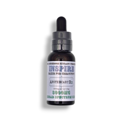 Apothecary Rx Apothecary Rx 3000mg INSPIRE Elixir for Creativity with Broad Spectrum CBD 30ml