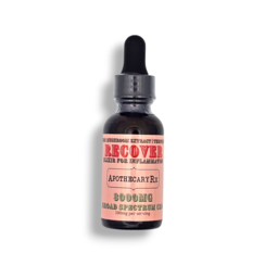 Apothecary Rx 3000mg RECOVER Elixir for Inflammation with Broad Spectrum CBD 30ml
