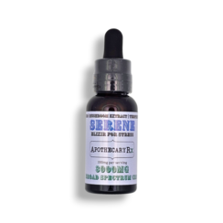 Apothecary Rx 3000mg SERENE Elixir for Stress with Broad Spectrum CBD 30ml