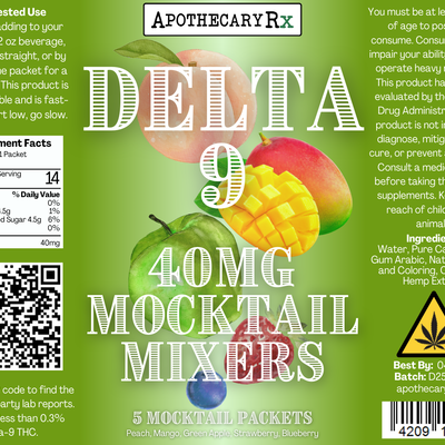 Apothecary Rx Apothecary Rx 40mg Delta 9 Mocktail Mixers 5ct Case of 12