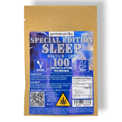Apothecary Rx Special Edition 100mg Delta-8 CBN 1:1 Sleep Gummies 5ct